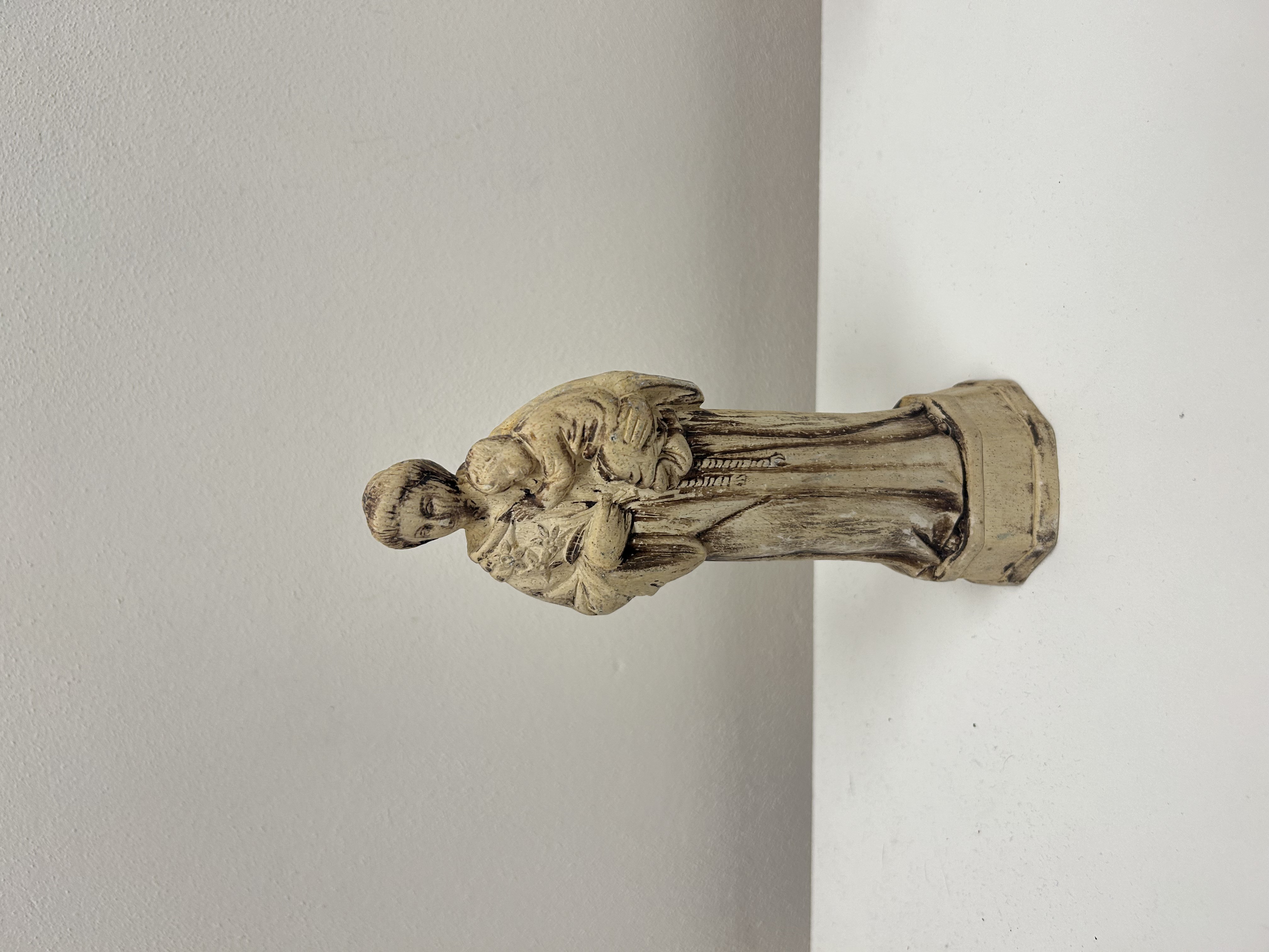 Svatý Antonín s Jezulátkem — vintage patina